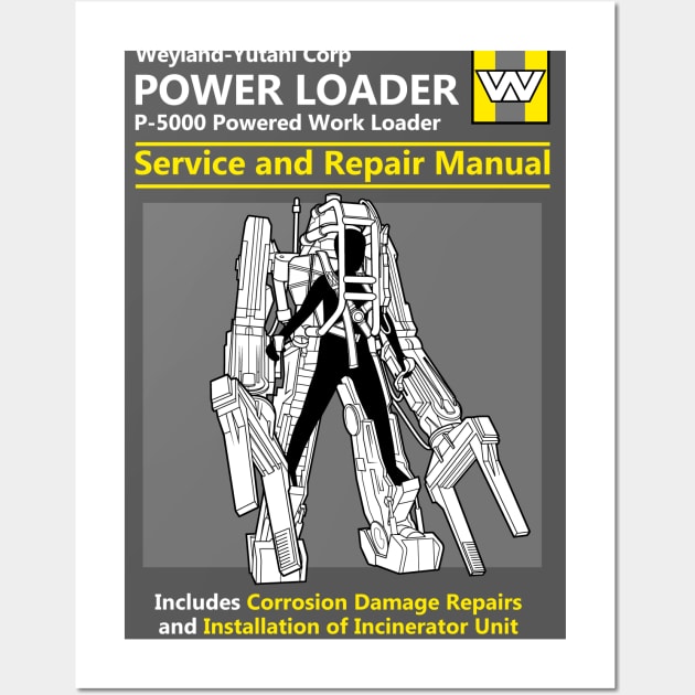 Power Loader Service and Repair Manual Wall Art by adho1982